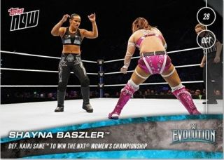 2018 Topps NOW WWE Evolution 61 - 66 - 6 - Card Set 5