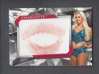 2017 Topps Wwe Wrestling Charlotte Kiss Card 99/99