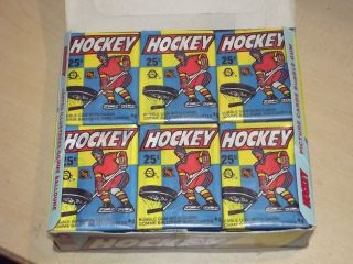 1983/84 Opc Hockey Wax Pack Fresh From Box