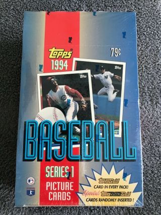1994 Topps Baseball Series 1 Hobby Box - Factory