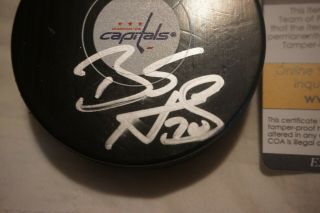 Braden Holtby Signed Autographed Hockey Puck Certified