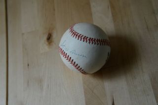 Hank Aaron Autographed Official National League Baseball With