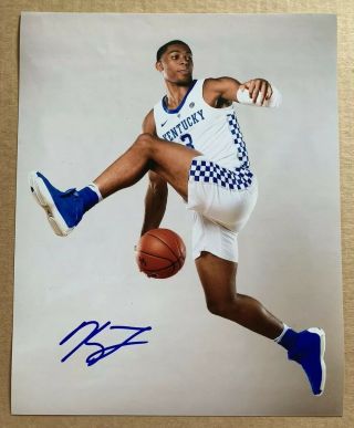 Keldon Johnson Signed Autographed Kentucky Wildcats 8x10 Photo (2)