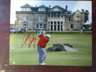 John Daly British Open St.  Andrews Autographed Signed 8x10 Photo