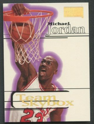 1997 - 98 Team Skybox Premium Michael Jordan Chicago Bulls Hof