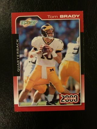 Tom Brady 2000 Score Rookie 316