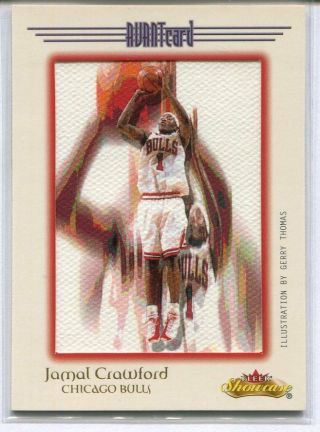 2000 - 01 Fleer Showcase Rc Ac19 Jamal Crawford Avant Card 055/201