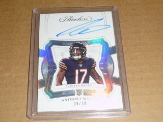 2018 Panini Flawless Anthony Miller Autograph/auto Rookie Bears /10 A3624