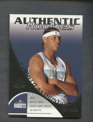2003 - 04 Sp Game Edition Carmelo Anthony Nuggets Rc Rookie 54/999