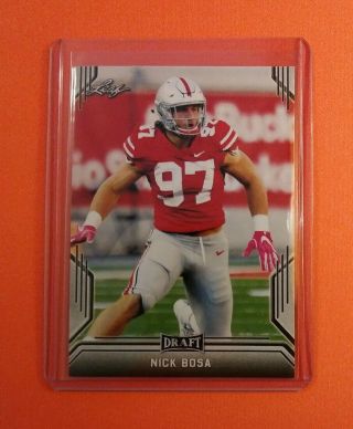 2019 Leaf Nick Bosa Ohio State Buckeyes Rookie Card 59 Sharp