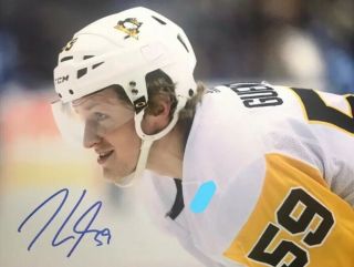 Jake Guentzel Signed Pittsburgh Penguins 8x10 Photograph