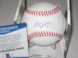 Mitch Haniger (seattle Mariners) Signed Official Mlb Baseball,  Beckett