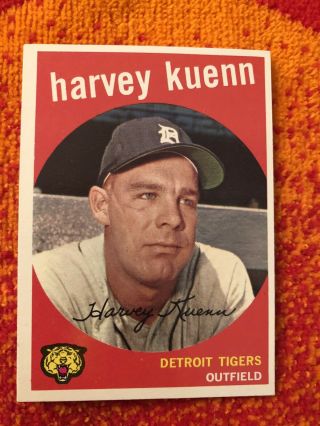 1959 Topps 70 Harvey Kuenn - Beauty‼️