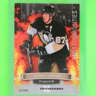 Sidney Crosby 2007 - 08 " Hot Commodities 197/199 " 154 Pittsburgh Penguuins
