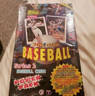 1995 Topps Mlb Baseball Factory Box Series 1 - Power Pack Spectra Light