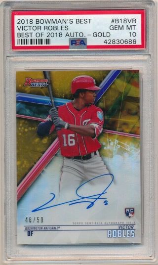 Victor Robles 2018 Bowman 