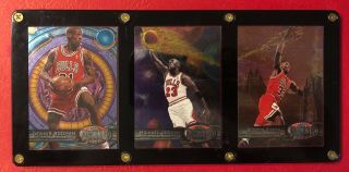 Michael Jordan Metal Universe 97 - 98 With Scottie Pippen And Dennis Rodman Bonus