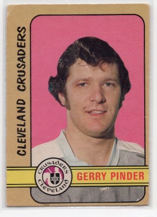 1x Gerry Pinder 1972 73 O Pee Chee 341 Vg Opc Wha Cleveland Crusaders