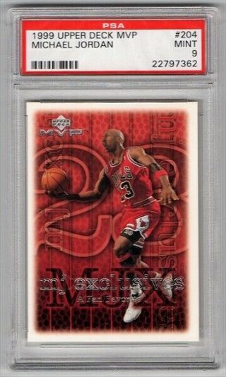 Michael Jordan Chicago Bulls 1999 Upper Deck Mvp Card 204