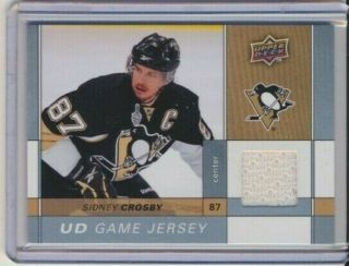 2009 - 10 Upper Deck Series 1 Ud Game Jersey Sidney Crosby