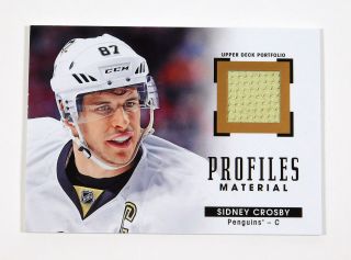 2015 - 16 Upper Deck Portfolio Sidney Crosby Jersey