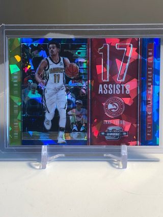 2019 Contenders Optic Trae Young Cracked Ice Red Prizm Rc