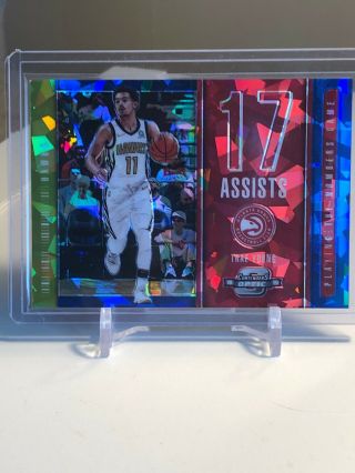 2019 Contenders Optic TRAE YOUNG CRACKED ICE RED PRIZM RC 3