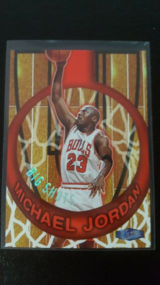 1997 - 98 Ultra Big Shots 1 Michael Jordan - Chicago Bulls