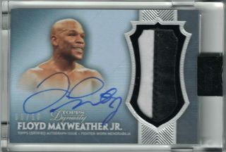 2017 Topps Dynasty Autograph Patches Apfm4 Floyd Mayweather Jr.  5/10