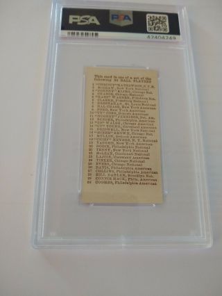 1910 E98 Set Of 30 Larry McLean Green PSA DNA Graded EX - MT 6 Baseball Card 4