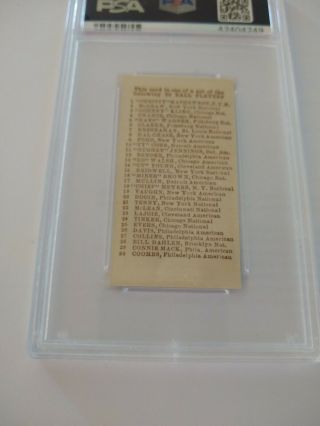 1910 E98 Set Of 30 Larry McLean Green PSA DNA Graded EX - MT 6 Baseball Card 6