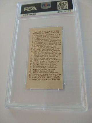 1910 E98 Set Of 30 Larry McLean Green PSA DNA Graded EX - MT 6 Baseball Card 8