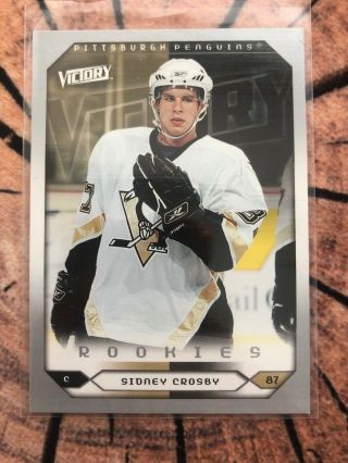 2005 - 06 Sidney Crosby Ud Victory Rookie 285 Rc Penguins