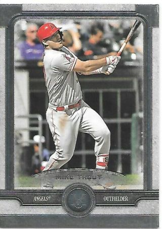 2019 Topps Museum Silver Mike Trout 1 Angels
