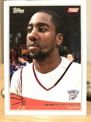 2009 - 10 Topps James Harden Rookie Rc 319