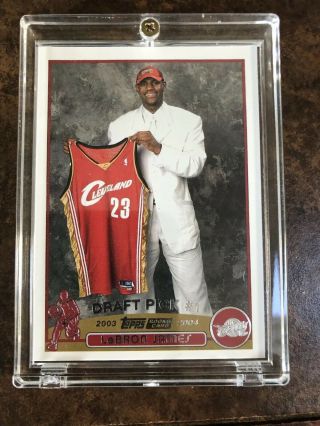 2003 - 04 Topps Lebron James Rc 221 Cleveland Cavaliers Rookie