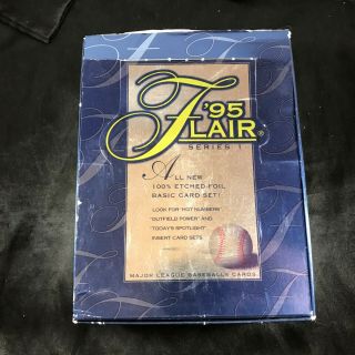 1995 Flair Baseball Cards Series One Box