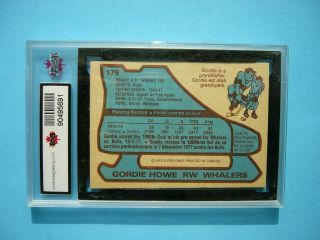 1979/80 O - PEE - CHEE NHL HOCKEY CARD 175 GORDIE HOWE KSA 8 NM/MT SHARP,  79/80 OPC 2