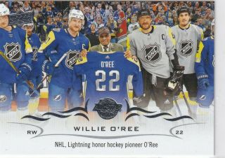 2018 - 19 Ud Sp Authentic Upper Deck Update All - Star Highlights Willie O 
