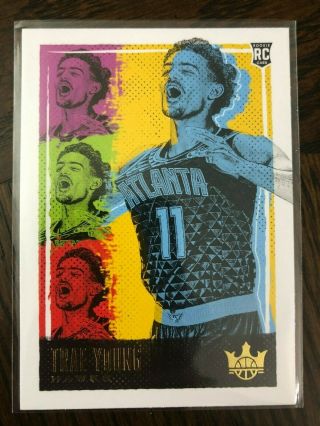 Trae Young 2018 - 19 Court Kings Level Iii Rookie Sp Rc Panini Hawks 187