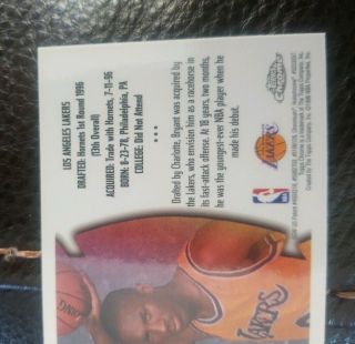 Kobe Bryant 1996 - 97 Topps Chrome Youthquake Insert Rookie Rc Card YQ15 Centered 5