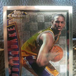 Kobe Bryant 1996 - 97 Topps Chrome Youthquake Insert Rookie Rc Card YQ15 Centered 6
