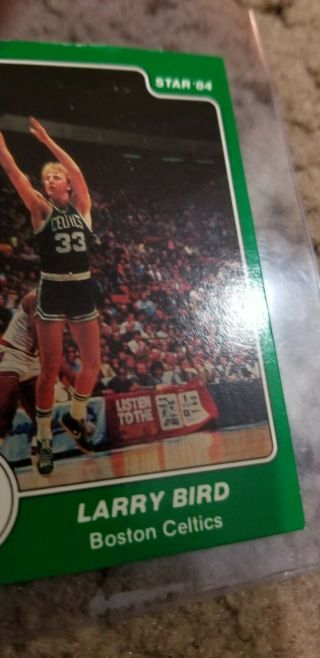 1983 - 84 Star 26 Larry Bird SP very good Boston Celtics 4