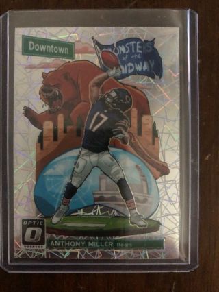 2018 Donruss Optic Downtown Rc Anthony Miller Case Hit Chicago Bears