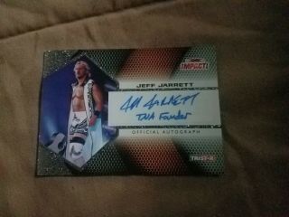 Jeff Jarrett Tristar Tna Impact Wrestling Auto Card
