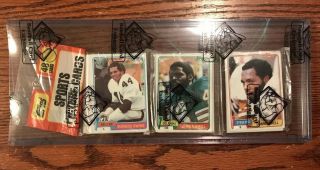 1981 Topps Football Rack Pack Bbce Authenticated
