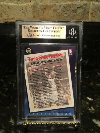 1992 - 93 Topps Archives Gold 150G Shaquille O ' Neal Magic BGS 9.  5 Gem 2