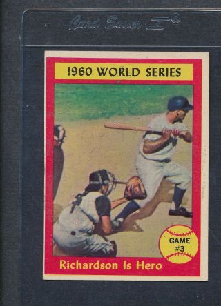 1961 Topps 308 World Series Game 3 Ex 5806