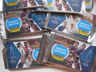 Adrenalyn Panini Uefa Champions League 2014 2015 Update Edition Cards 300 Packs