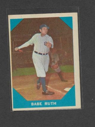 1960 Fleer 3 Babe Ruth,  York Yankees,  Baseball Hof